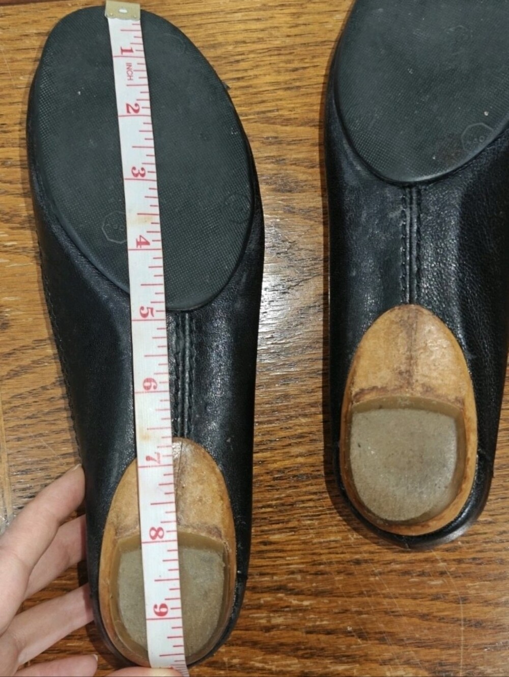 Chloe Black Ballet Flats Leather EU 38 US 7.5 Classic Chloé - Picture 11 of 11